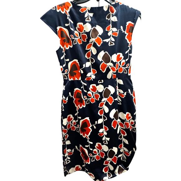Banana Republic Dress Women’s Size 0 floral sheath silhouette with cap sleeves - Picture 2 of 4